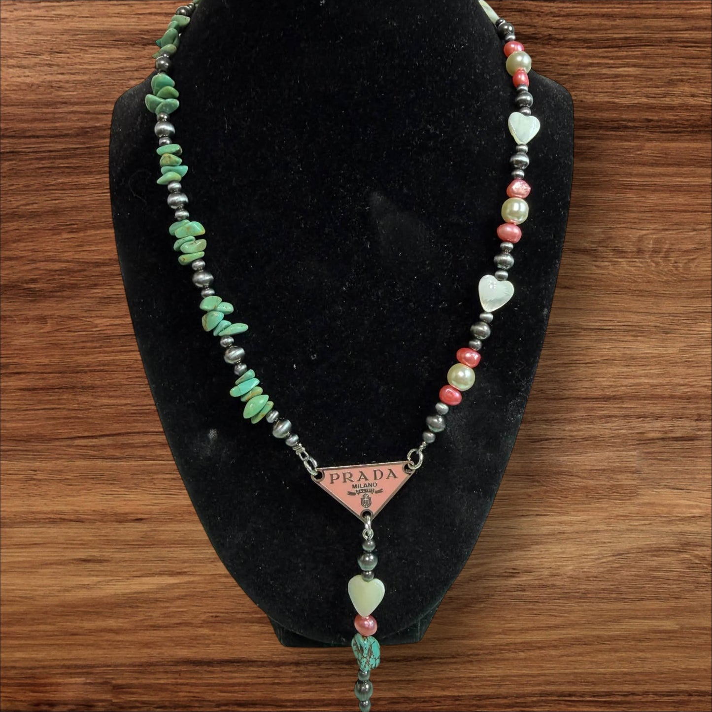 Turquoise Heart Lariat Necklace | Western Boho Statement Necklace | Everyday Layering Jewelry